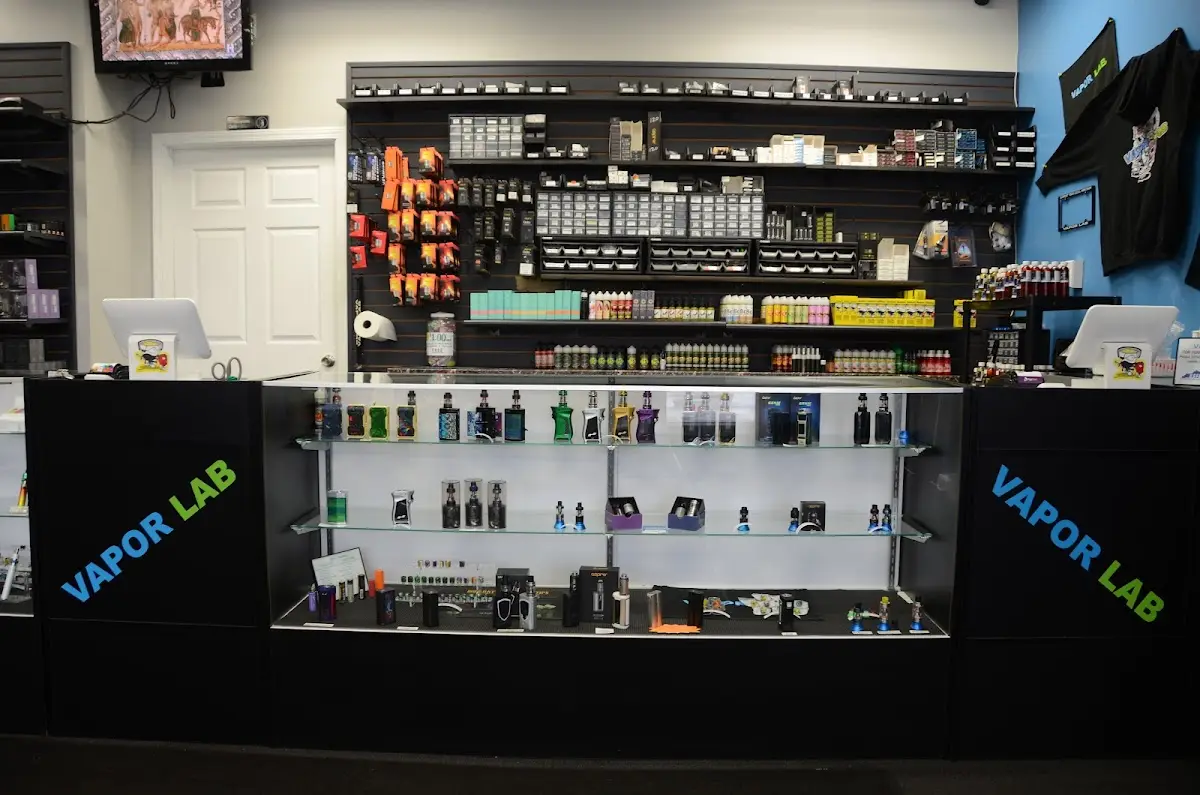 Photo of the storefront of Vapor Lab, a top vape shop in Louisville